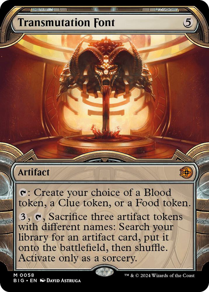 Transmutation Font (Showcase) - Outlaws of Thunder Junction: The