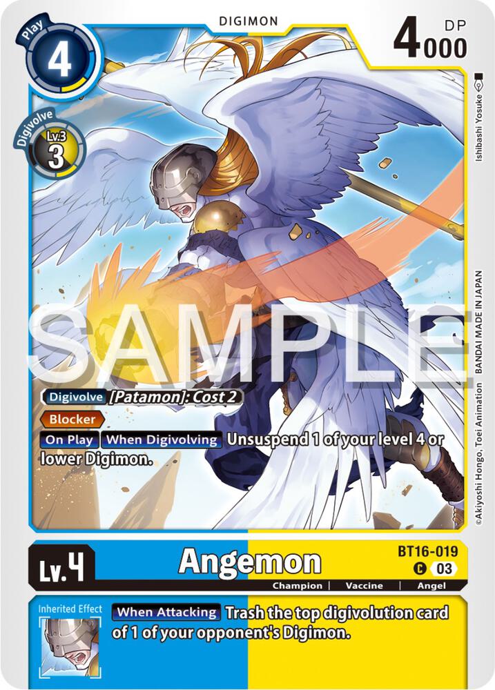 Angemon - Beginning Observer - Digimon Card Game - TCGplayer.com