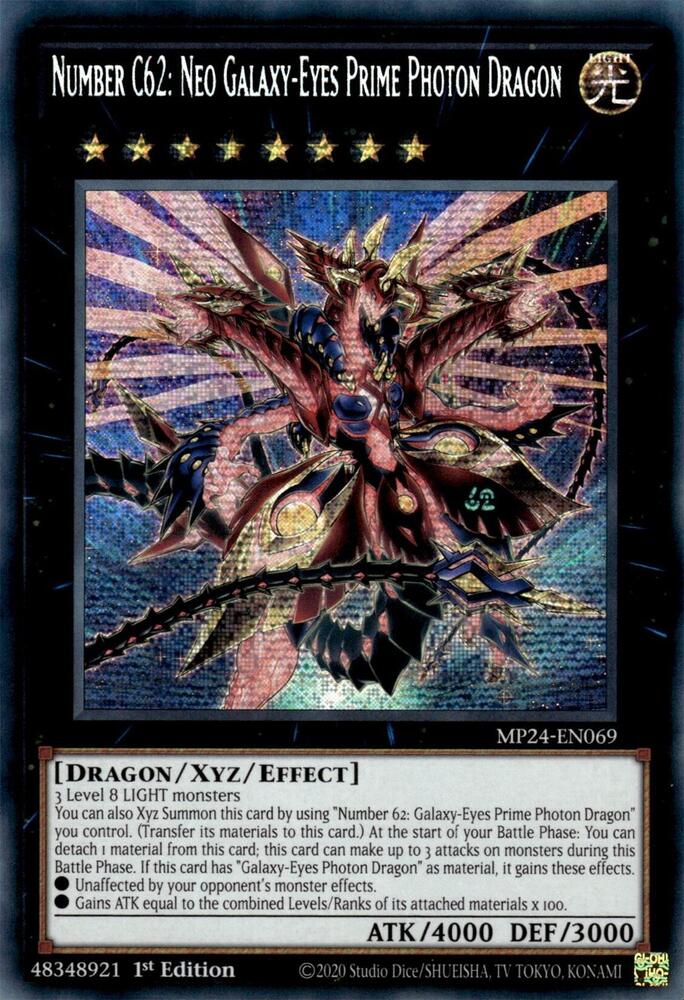 Number C62: Neo Galaxy-Eyes Prime Photon Dragon - 25th Anniversary