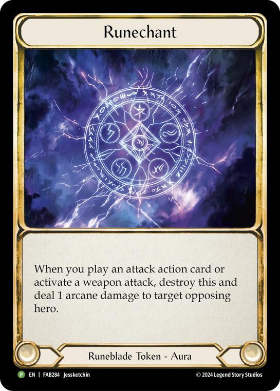 Runechant (Lightning) - FAB284 - Flesh and Blood: Promo Cards