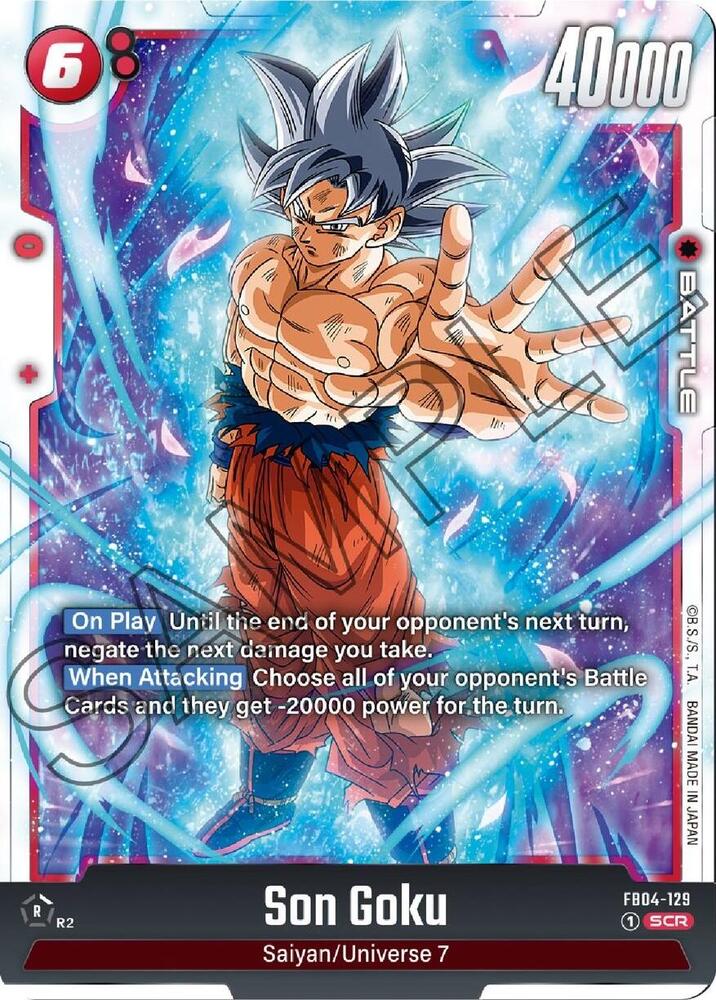 Son Goku - FB04-129 - Ultra Limit - Dragon Ball Super: Fusion