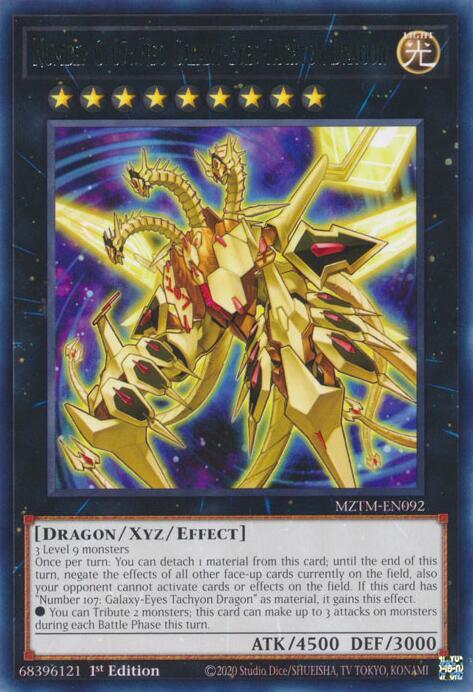 Number C107: Neo Galaxy-Eyes Tachyon Dragon - Maze of the Master
