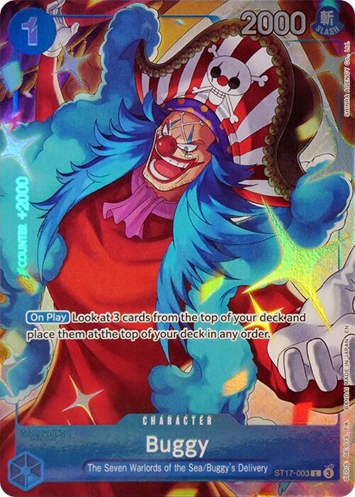 Buggy (Seven Warlords of the Sea Binder Set) - One Piece Promotion