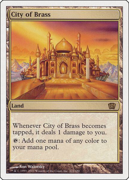 MTG City of Brass 真鍮の都 旧枠 City of Brass - 8th Edition