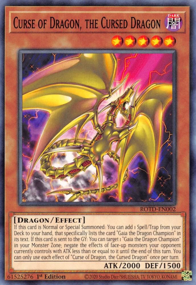 Curse of Dragon, the Cursed Dragon - Rise of the Duelist - YuGiOh