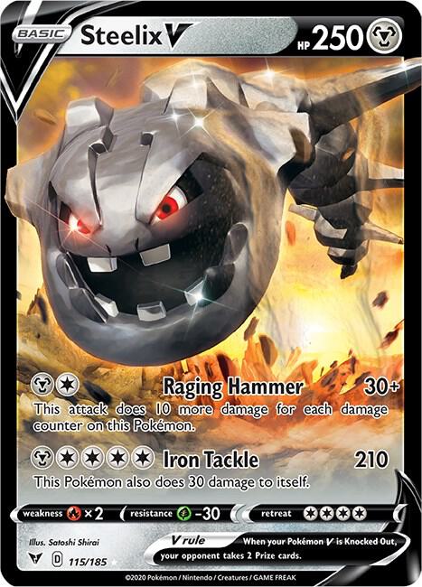 Steelix V - SWSH04: Vivid Voltage - Pokemon - TCGplayer.com