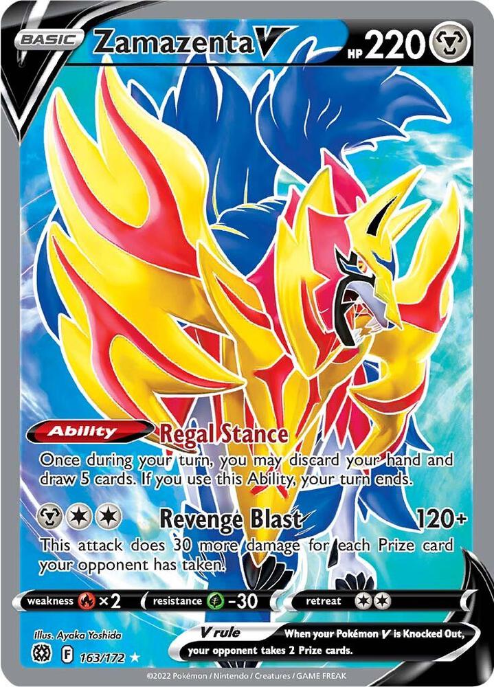 Zamazenta V (Full Art) - SWSH09: Brilliant Stars - Pokemon