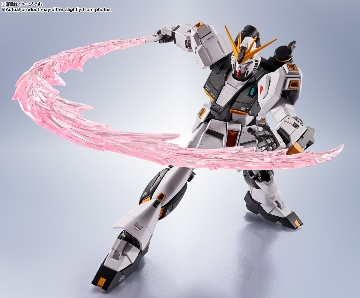 L ROBOT魂 ＜SIDE MS＞ νガンダム METAL ROBOT SPIRITS < SIDE MS > ν Gundam | TAMASHII WEB