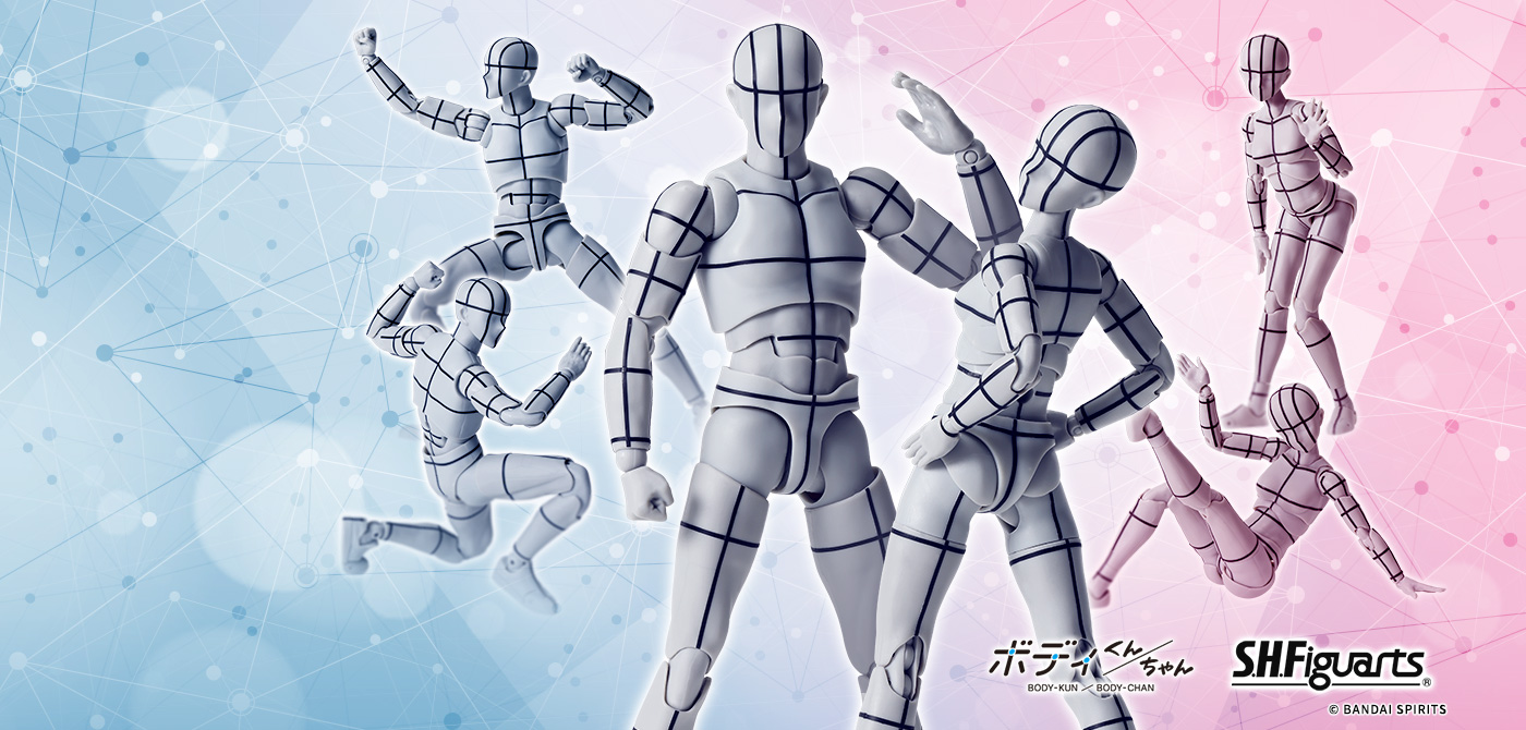S.H.Figuarts ボディくん -スポーツ- Edition -ワイヤーフレーム-(Gray