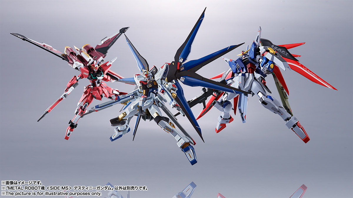 l robot魂 デスティニー関連3点セット l robot魂 デスティニー関連3点