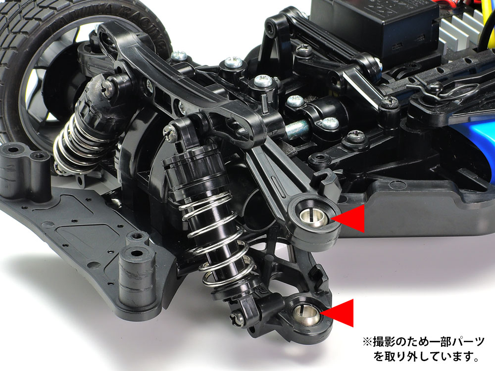 OP.1559 TT-02 ローフリクションサスボール （4個）: RCモデル｜TAMIYA