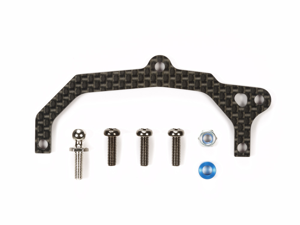 OP.1576 F104 Ver.II カーボンダンパーマウントプレート: RCモデル