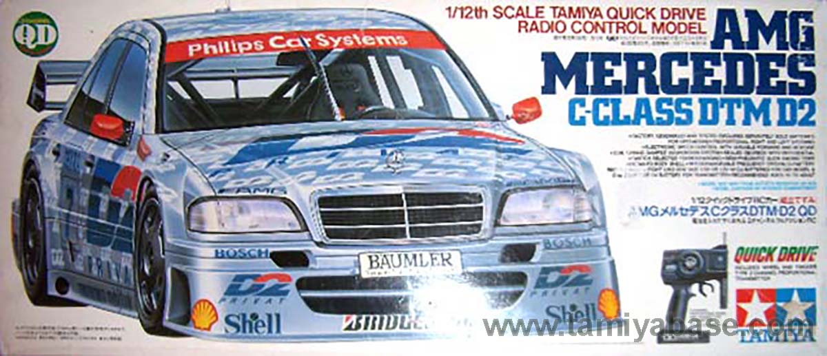 1995年当時物】タミヤ☆1/12『AMGメルセデスCクラスDTM・D2QD』 1995年