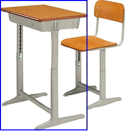 旧JIS規格 学校机・イス コクヨ（KOKUYO） 学校用 塾用 - タナベ事務機器