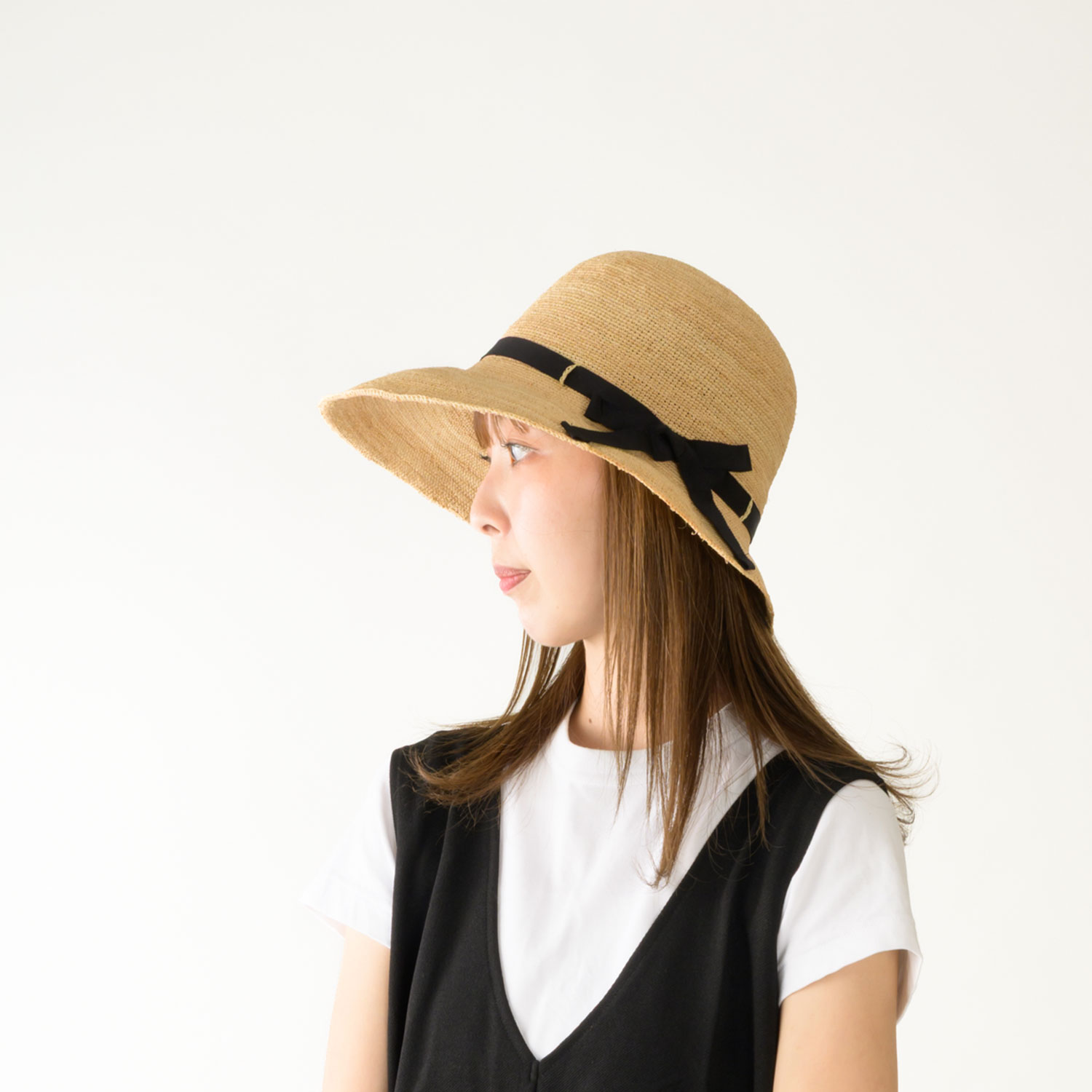 田中帽子店Chloe2（クロエ2）ラフィア 女優帽 婦人用帽子 田中帽子店：公式