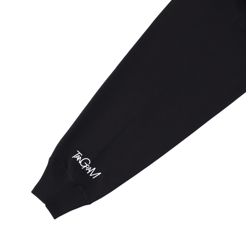 PGC × TANGRAM HEAVY WEIGHT CREW BLACK TGA-MT179