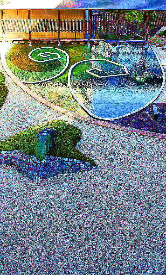 作庭家 重森三玲 掛軸 書 「天下奇特の事」合わせ箱 ￥8000 作庭家