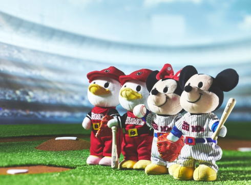 広島カープほかプロ野球コスチューム登場、ディズニー「ぬいもーず