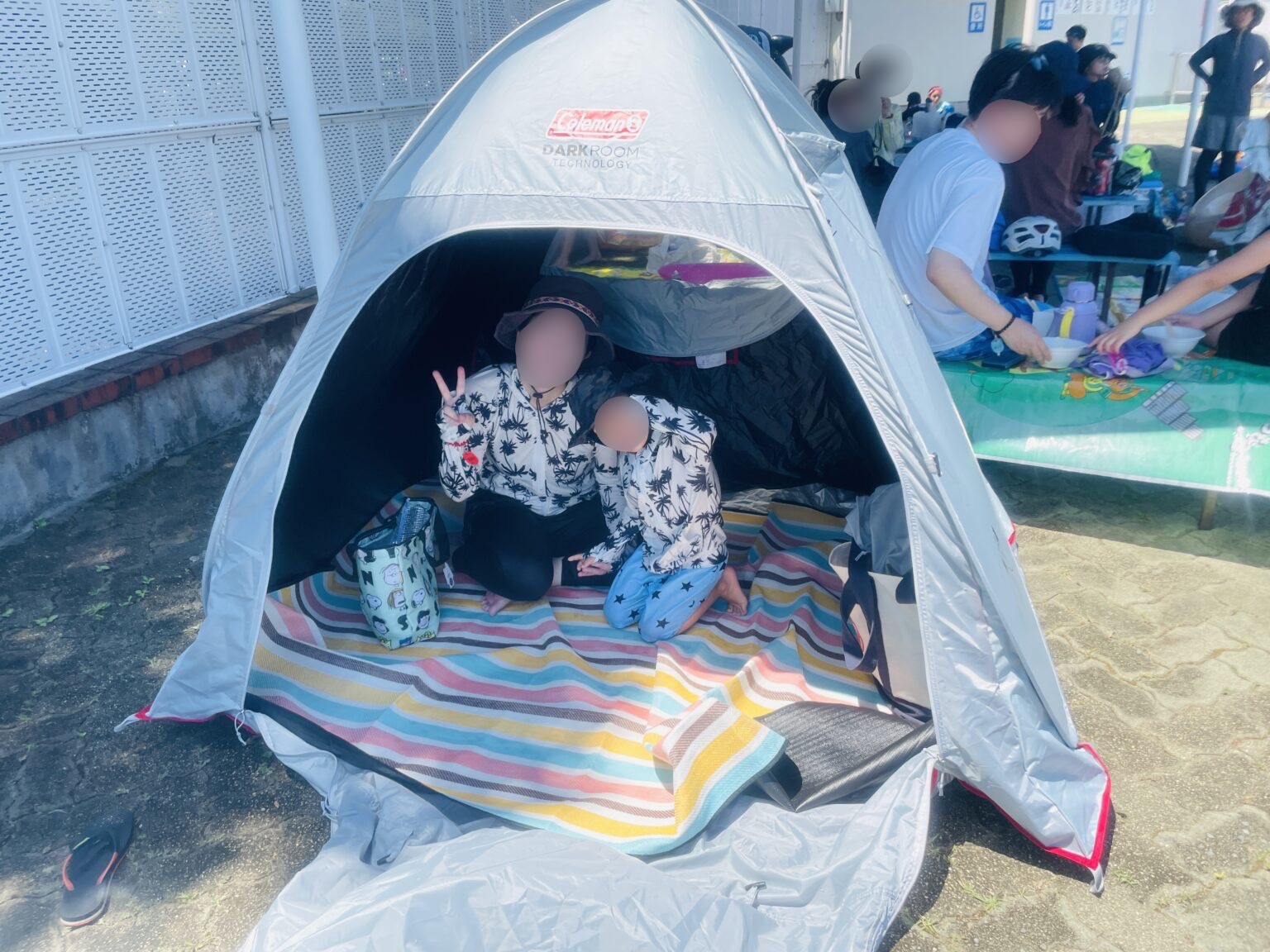 コールマンのワンタッチテントを真夏に使ってみた感想。 - LIFE IS JOURNEY