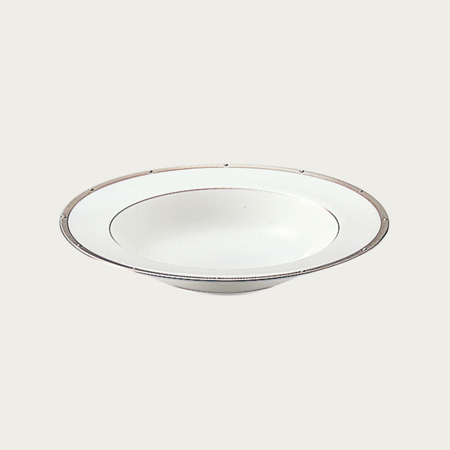 ロシェルプラチナ 21.5cmディーププレート | ノリタケ食器公式