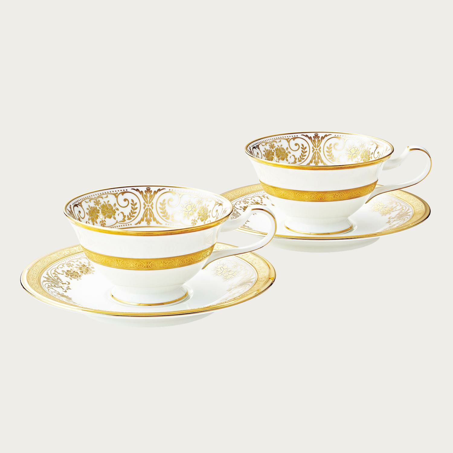 ジョージアンターコイズ カップ&ソーサーペア | ノリタケ食器公式