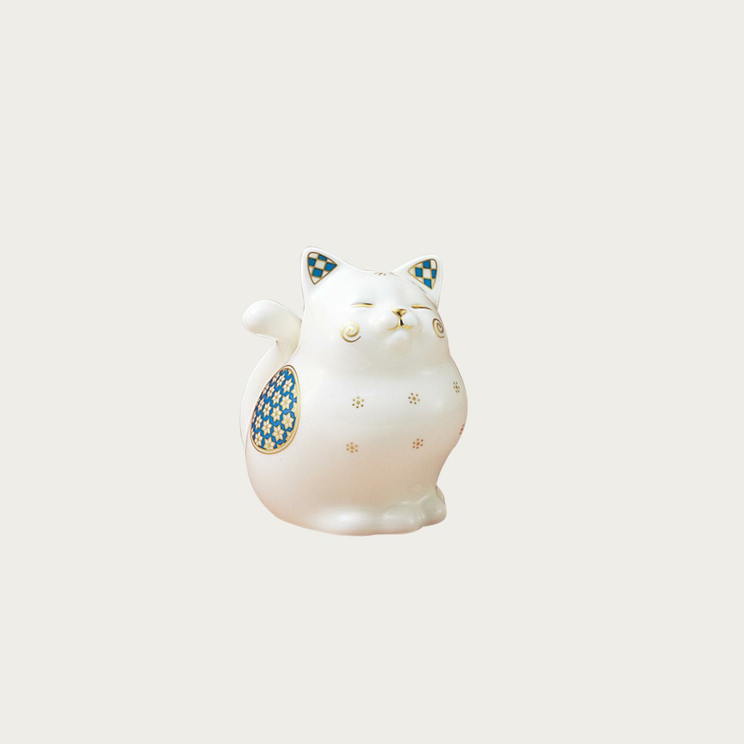 置物 招き猫(小) ペア(花柄) | ノリタケ食器公式オンラインショップ