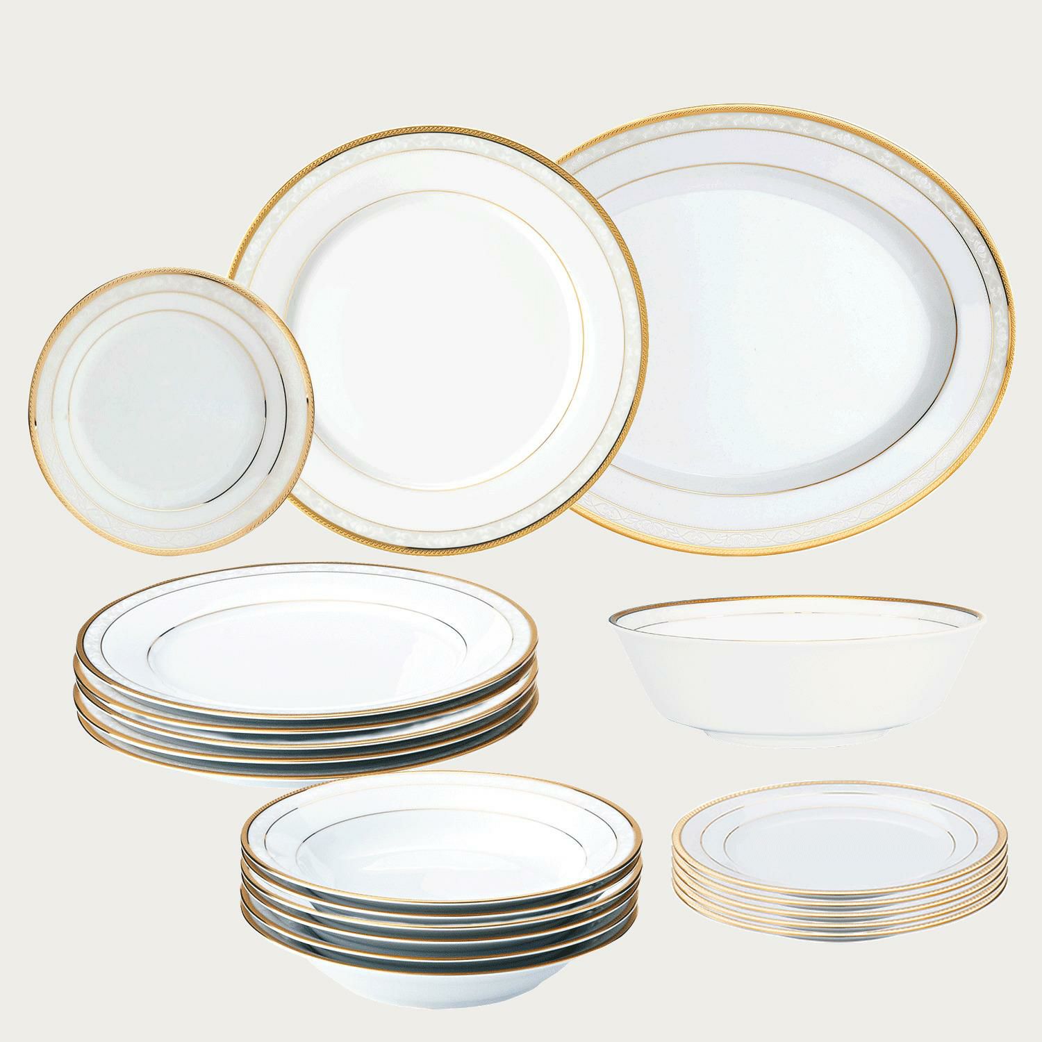 □特別価格□シャーロッタゴールド 20PCセット | ノリタケ食器公式