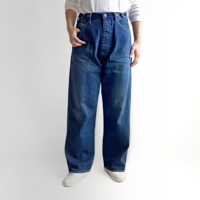Re-STANDARD Lady's Chimala 12oz W WIDTH DENIM WAIST ADJUST DENIM PANTS