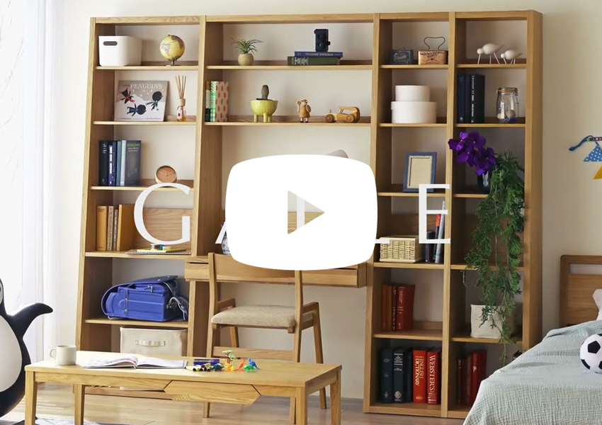 ガレ 65本棚 完成品 WHITEOAK(W65×D38×H194cm)税込￥118,000 | 高野