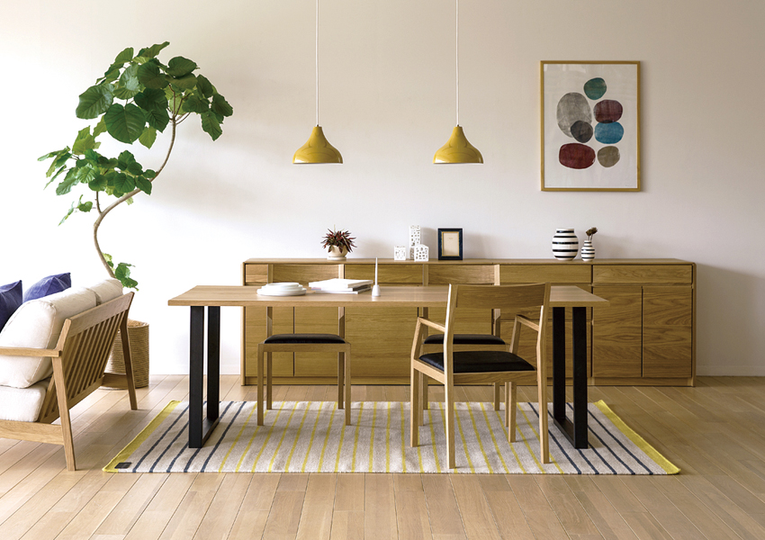 グラム ダイニングテーブルOAK(サイズオーダー可)税込￥160,000