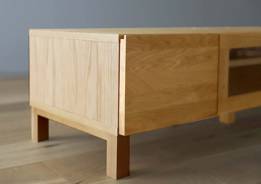 レッチェ 200TVボード OAK (W200×D44×H35cm)税込￥140,000 | 高野木工