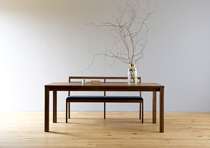 プレーンダイニング WALNUT(サイズオーダー可)税込￥269,000～ | 高野