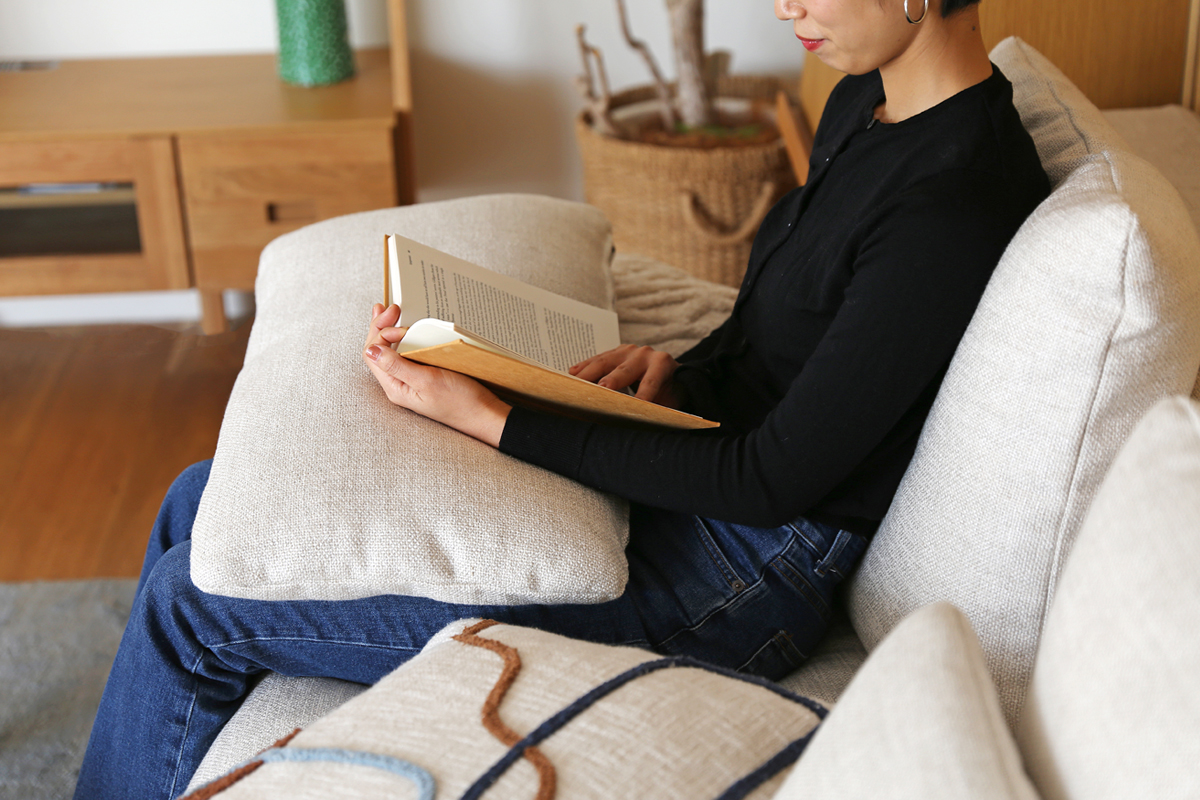 ラナソファ 3人掛け IVORY (W190×D100×H82cm)税込￥238,000 | 高野木工