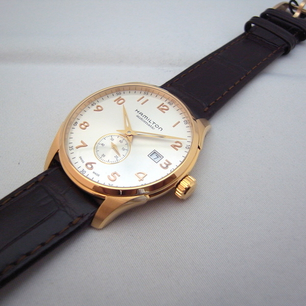 安心なH42575513 マエストロ スモールセコンド ピンクゴールドPVD