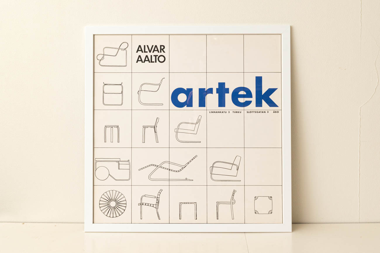北欧雑貨 artek ポスター 1975