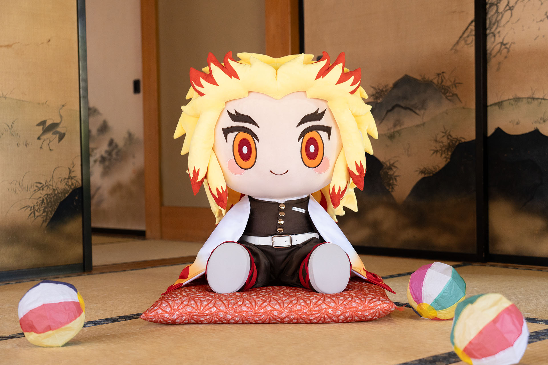 どきゅーとぷち アニメ「鬼滅の刃」 特大ぬいぐるみ 煉獄杏寿郎｜TAITO