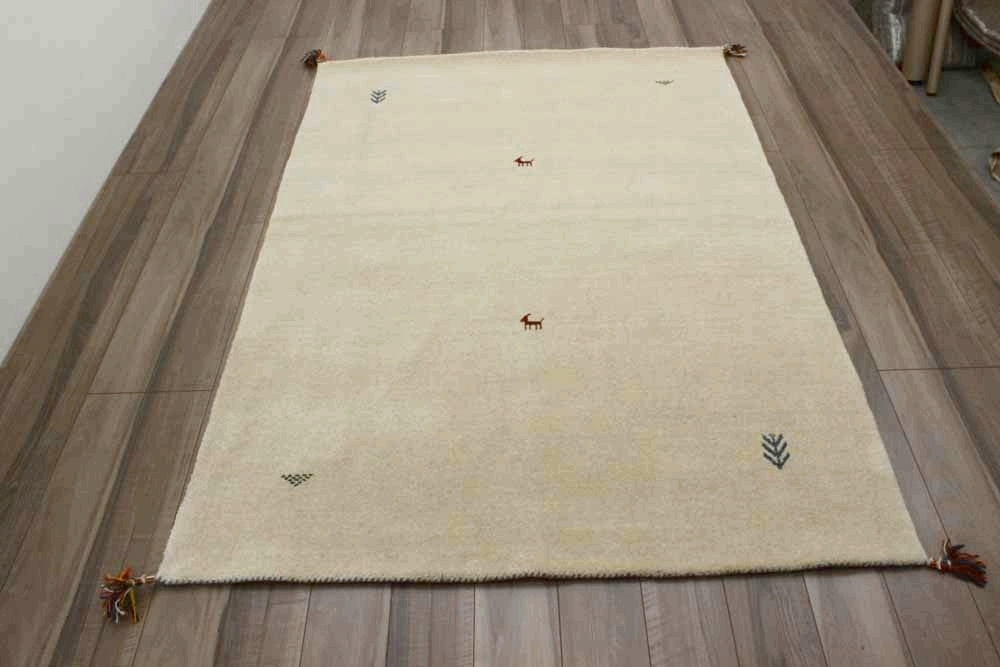 ギャベ ギャッベ ラグ 3畳 4畳 200×290 ウール カーペット 絨毯