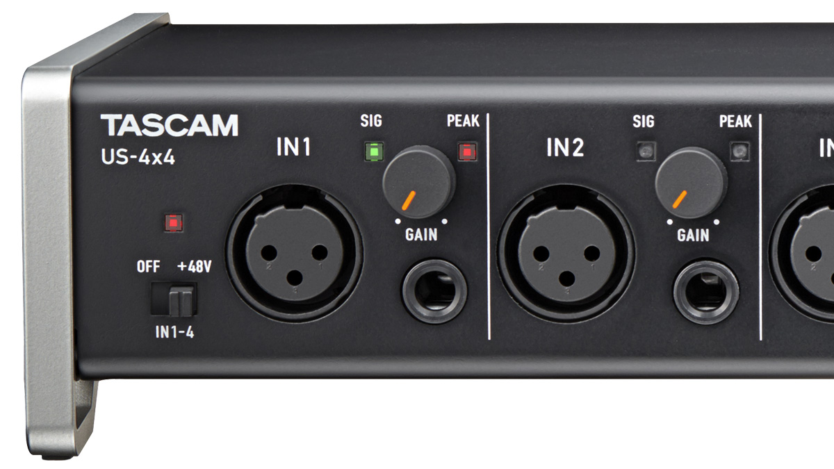 TASCAM US-4x4 オーディオインターフェイス US-4x4 | USBオーディオ