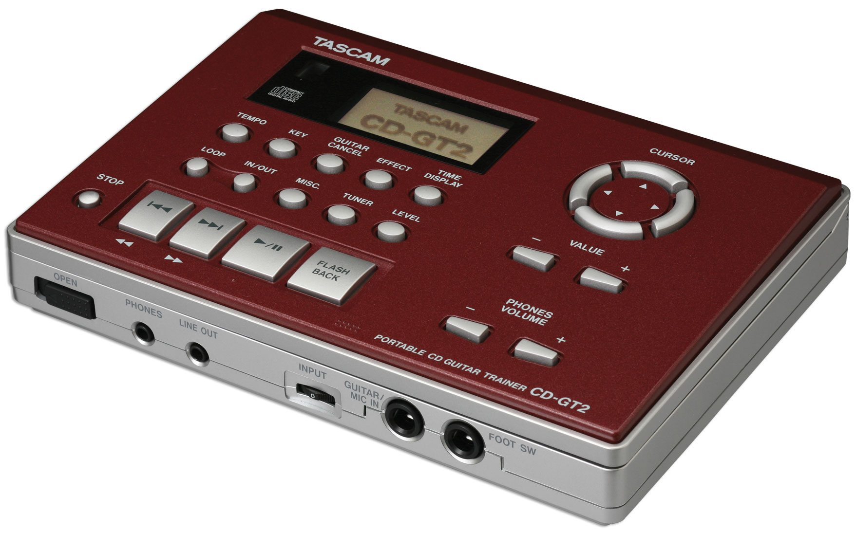 CD-GT2 | Portable CD Guitar Trainer | TASCAM - International