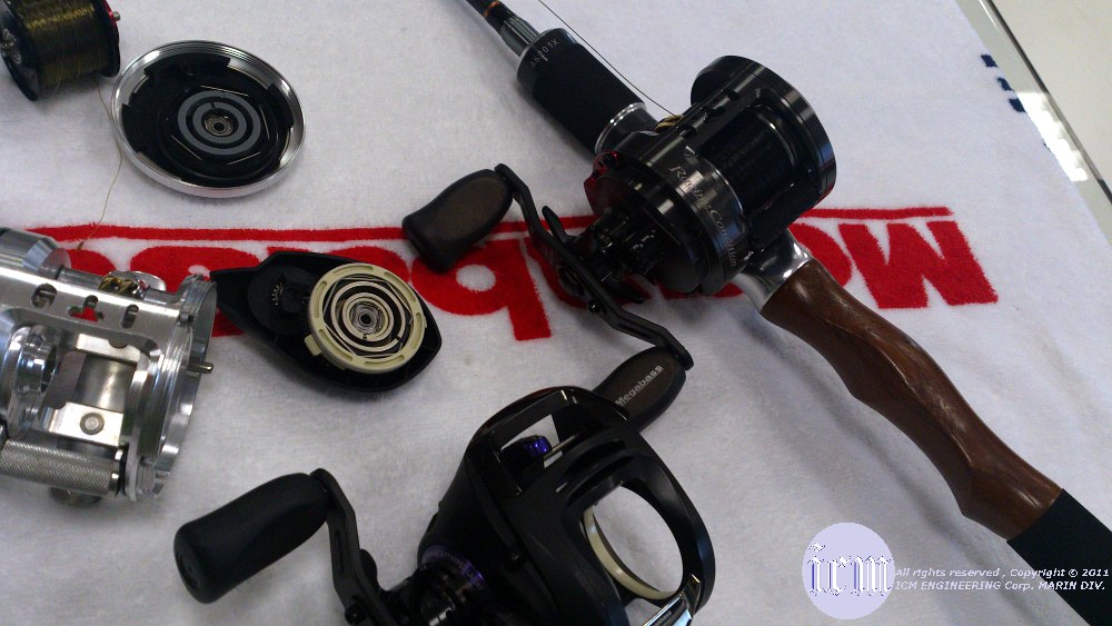 Megabass BF SPOOL for IS , MONOBLOCK fitting test: ICMルアー