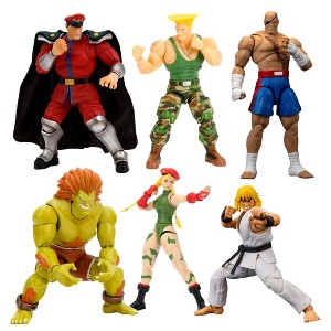Jada Toys Street Fighter II Set (Ken, M. Bison, Guile, Blanka