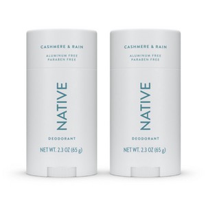 Native Twin Pack Deodorant - Cashmere & Rain - 4.6oz/2ct: Vegan