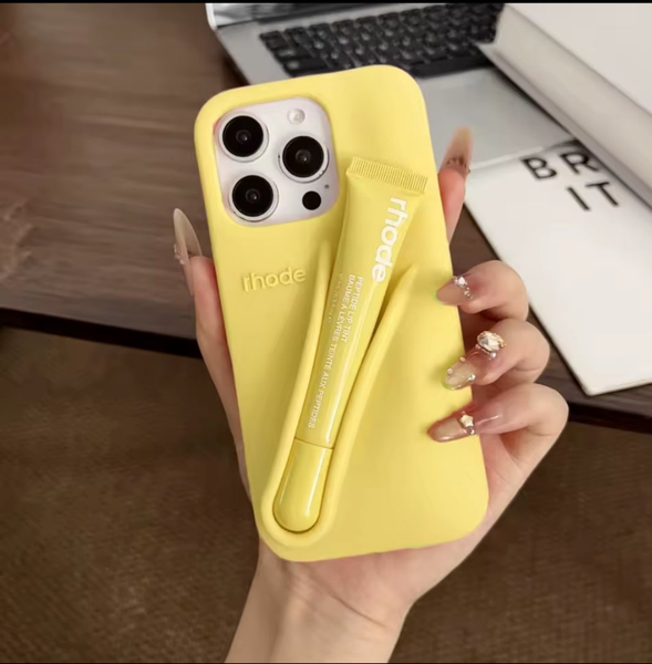Rhode Phone Case With Lip Gloss (Lemontini) – Techinfinities
