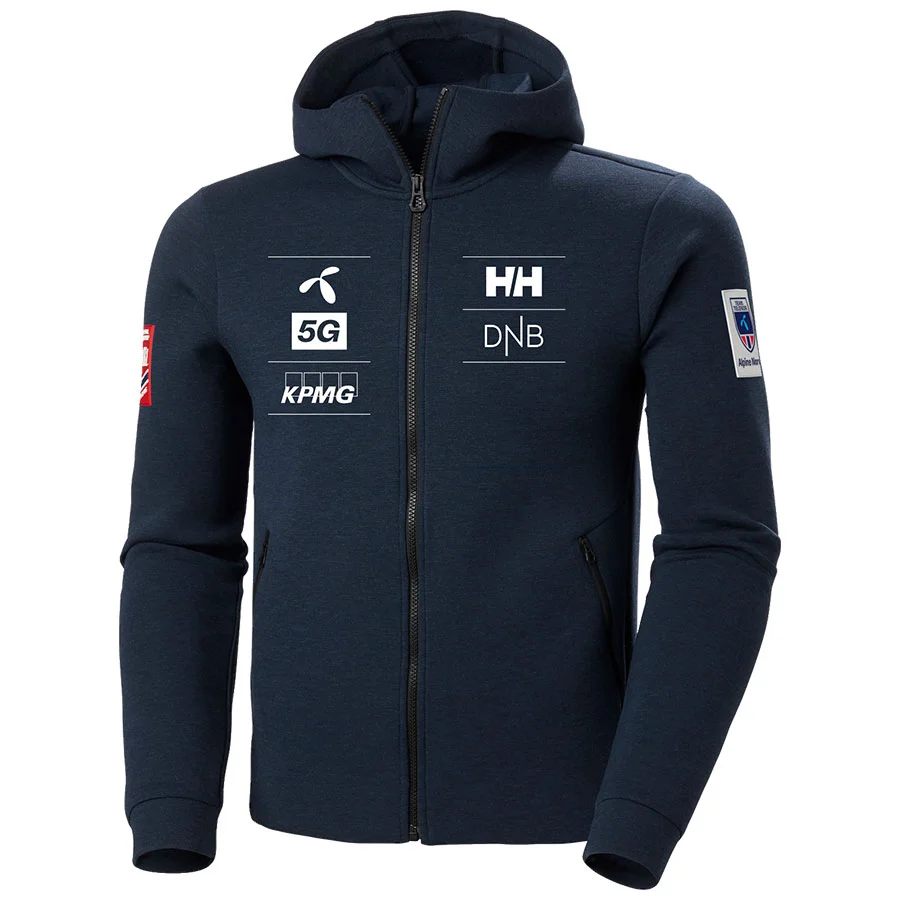 Helly Hansen Men's Norway Ski Team HP Ocean FZ 2.0 Sweater Jacket