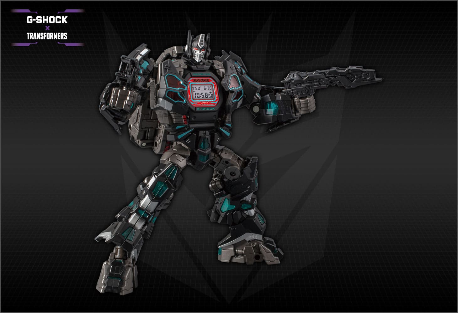 G-SHOCK × TRANSFORMERS マスターネメシスプライム レゾナントモード