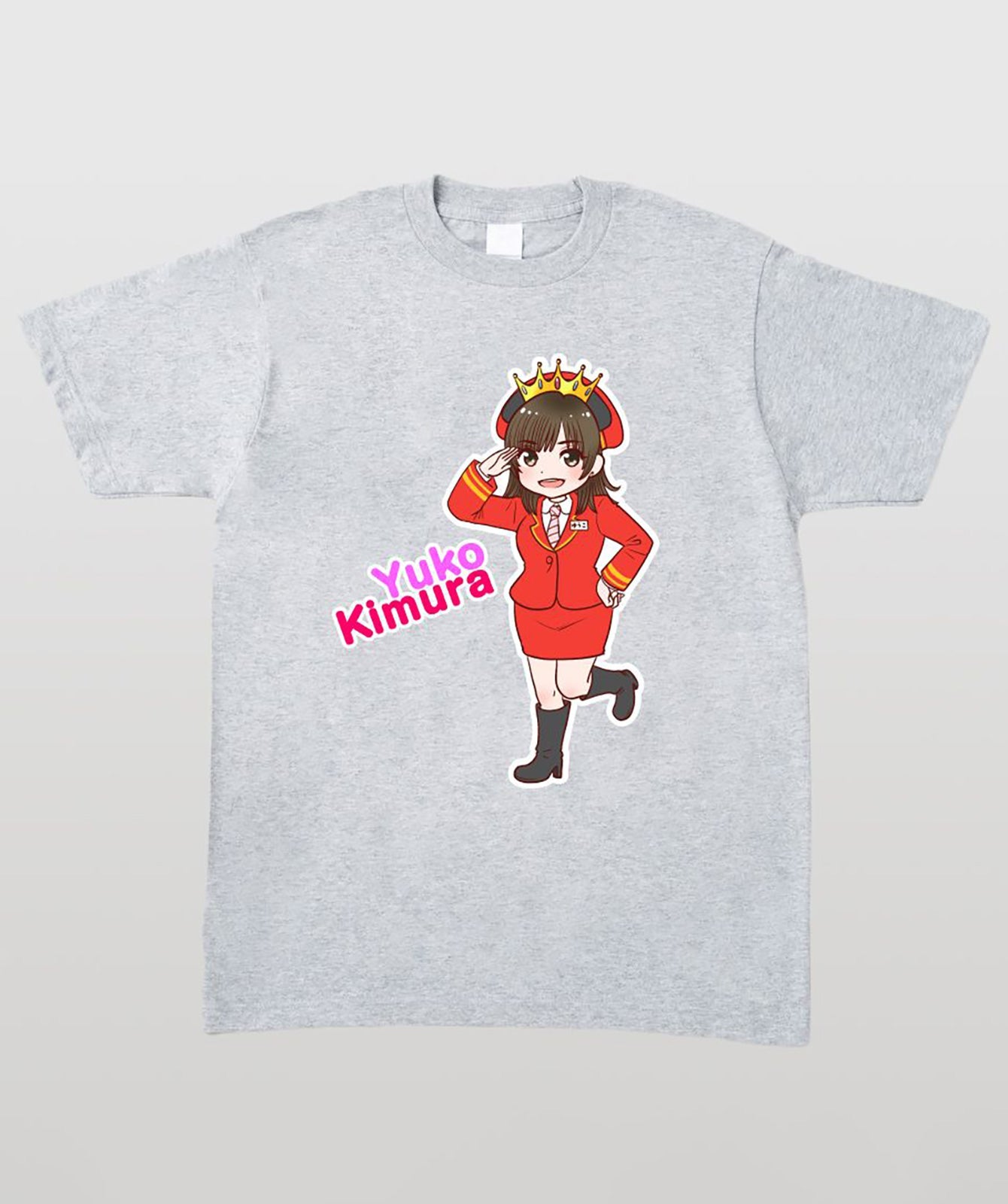 鉄旅タレント木村裕子Tシャツ 完乗女王イラスト Type A – T-OD（株式