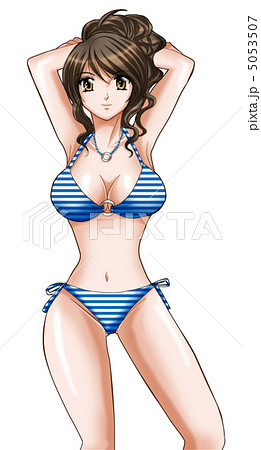 ビキニの女の子のイラスト素材 [5053507] - PIXTA