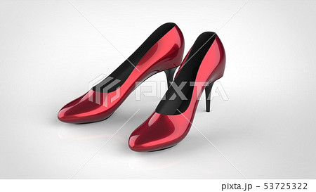 赤いハイヒールのイラスト素材 [53725322] - PIXTA