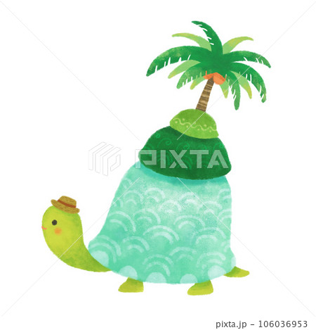 ハワイ 亀のイラスト素材 - PIXTA