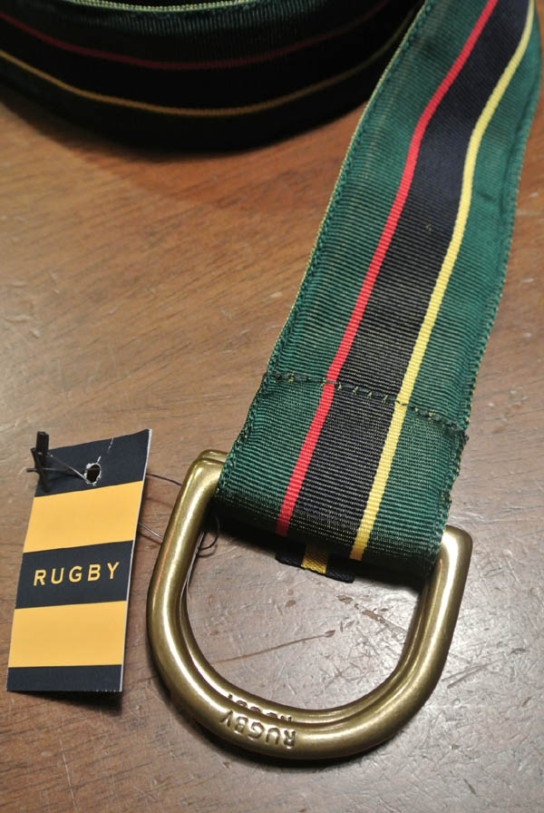 RUGBYラグビーラルフローレン ダブルリング ナイロンリボンベルト(M) - 7th